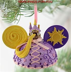 Tangled Princess Rapunzel Mickey Ear Hat Ornament Disney Parks