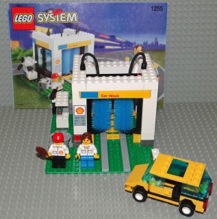 LEGO City 1255 Shell Gas Station Car Wash w/ minifigures