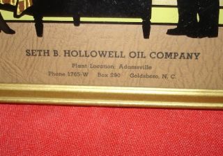 Hollowell Oil Goldsboro Silhouette Thermometer Print