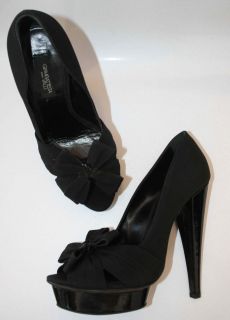 Giambattista Valli Black Platform Heels New Sandals 38