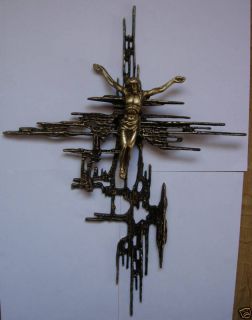 Jesus Christ Cross of Gaudi Crucifixe Art Sculpture
