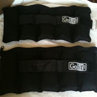 GoFit Adjustable Ankle Weights 5 Lb