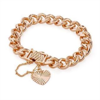New Especially Design 24K Rose Gold Filled Noble Bracelet Fine Chain