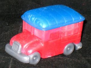 Gomu Eraserland Series 1 Red School Bus Eraser G760