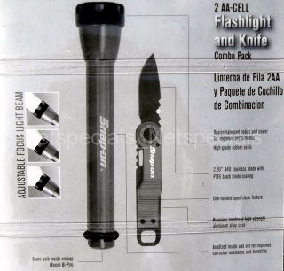  On Multi Tool Xenon Flashlight Stainless Steel Knife Gift Set Tin Box