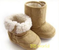 Infant Baby Winter Boots Boy Girls Toddler Fur Shoes