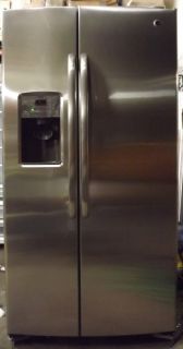 GE Adora 36 25 9 CU ft Side by Side Stainless Steel Refrigerator