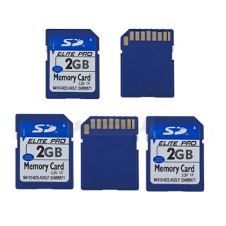 Lot of 5 Secure Digital SD 2GB 2 GB Memory Card for Camera Sony Nikon
