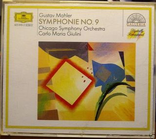 Mahler Symphony No 9 Giulini w Germany PDO 1st Ed
