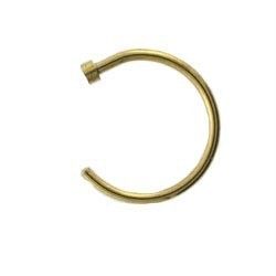 Titanium Nose Ring Rings Open Hoop Gold 5 16 18g