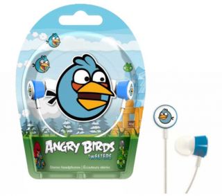 GEAR4 Angry Birds In Ear Stereo Headphones   Blue Bird Tweeters