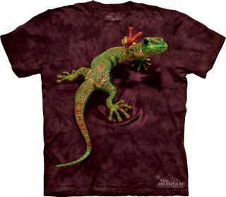 The Mountain Peace Out Gecko Reptile Lizard T Shirt XL