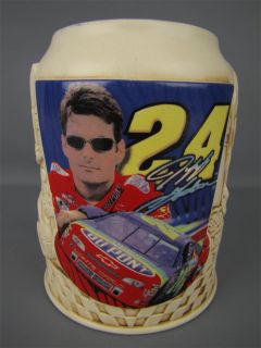 NASCAR Racing Jeff Gordon 24 Ceramic Souvenir Mug Stein