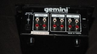 gemini pre amp mixer pmx 7