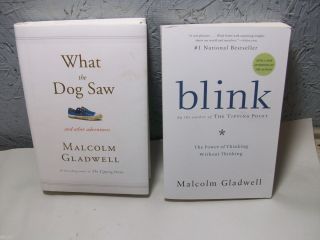   SHIPPING 2 New Books BLINK plus WHAT THE DOG SAW by Malcolm Gladwell
