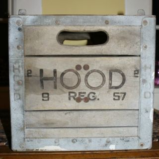 Vintage Hood Milk Crate 1957