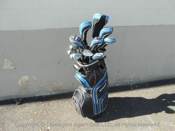  2012 Adams Idea Womens a7OS Complete Golf Package Set Blue Bag