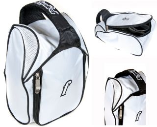 White Golf Shoe Bag Funkd Golf Compare to FootJoy Golf Shoe Bag