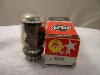 Vintage Electronic Vacuum Tube General Electric 8156 Used