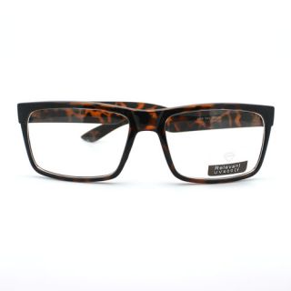 Classic Rectangular Eye Glasses Frame Clear Lens Optical New Tort