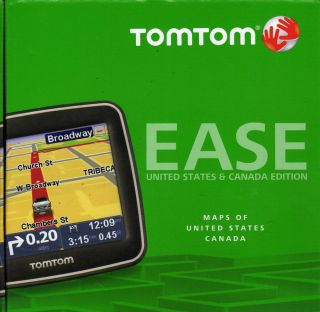 TomTom Ease Black Customized Maps Automotive GPS Receiver