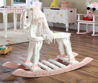  Princess & Frog Coordinated Girls Rocking Horse Riding Toy W 7504A