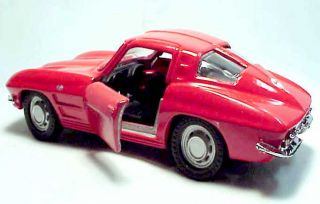 1963 Chevrolet Sting Ray Corvette Red 1 24 Scale