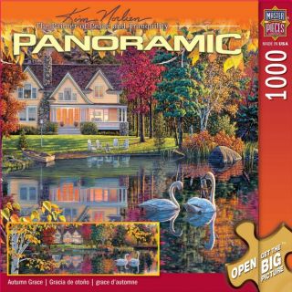Panoramic 1000 Jigsaw Puzzle Autumn Grace Kim Norlien