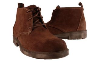 Skechers Red Brown Dresser Alfred Boots Mens Shoes