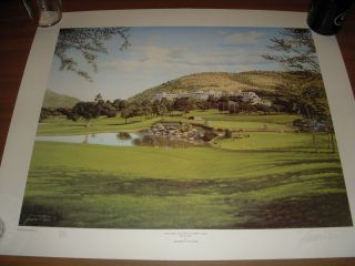 GRAEME BAXTER SIGNED/CERT. OF AUTH. GARY PLAYER COUNTRY CLUB SUN CITY