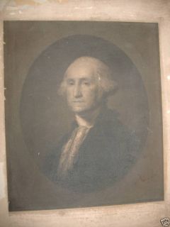 George Washington engraving old rare William Marshall very old rare