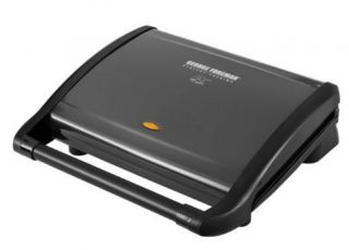 Brand New George Foreman Jumbo Sized Family Grill GRV120GM Gray Free