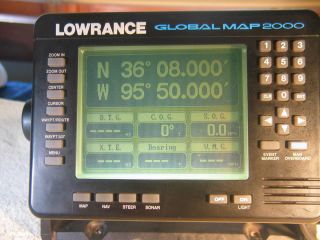 Lowrance Global Map 2000 The Companion to LMS 350 A Sonar and GPS