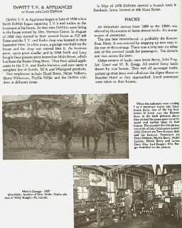 1880 1980 Gladbrook Iowa Centennial History Genealogy