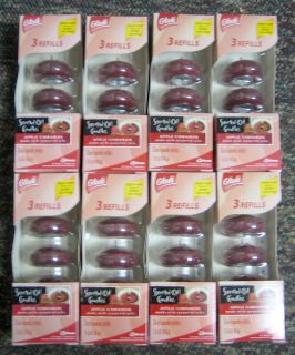 24 Glade Scented Oil Candles Apple Cinnamon