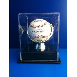  Glove Ball Case Single Holder Sports Memorabilia Display Case