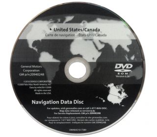 New GMC Chevrolet Chevy Cadillac Navigation GPS Nav Map Disc Disk DVD