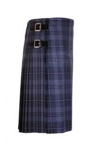 Hamilton Grey Tartan 100% Wool Traditional Scottish 8 Yard Full Dress