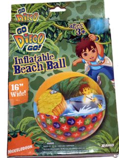 Go Diego Go Inflatable Beach Ball 16 Pool Toys