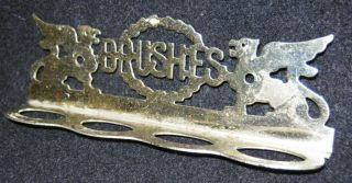  Toothbrush Holder Nickel Brass Griffins Glauber Made 284 11