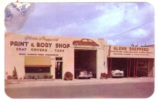 1950`s ft Lauderdale FL Chrome Auto Body Shop