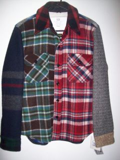  Gerald Stewart Fidelity Woolrich Fabric CPO Wool Shirt Jacket Size S M