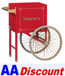New Gold Medal Popcorn Cart Wagon Stand 2 Wheels 2659CR