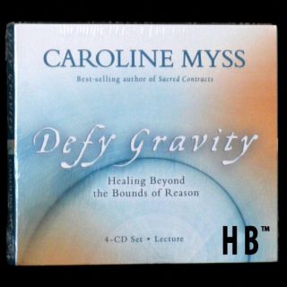 New Defy Gravity Caroline Myss Healing Spiritual 4 CDs Heal Many