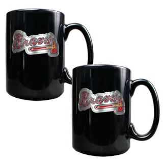 Great American Products MLB Black Ceramic Mug Set of 2
