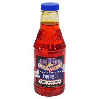 Great Northern Popcorn Premium Butter Popping Oil Pint Flavored