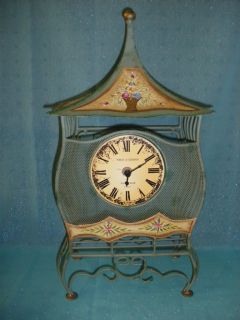 Poirot Germain Saint Croix Paris Bird Cage Clock