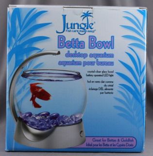 New Jungle Betta Goldfish Bowl Desktop Aquarium
