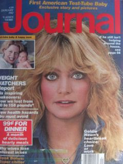 Goldie Hawn January 1982 Ladies Home Journal