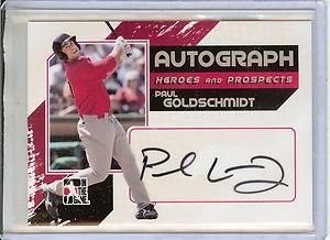 Paul Goldschmidt 2011 in The Game Heroes Prospects Auto